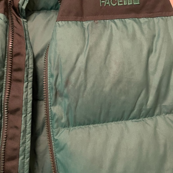 The North Face 1996 Retro Green Puffer Vest Size XL - Picture 3 of 5